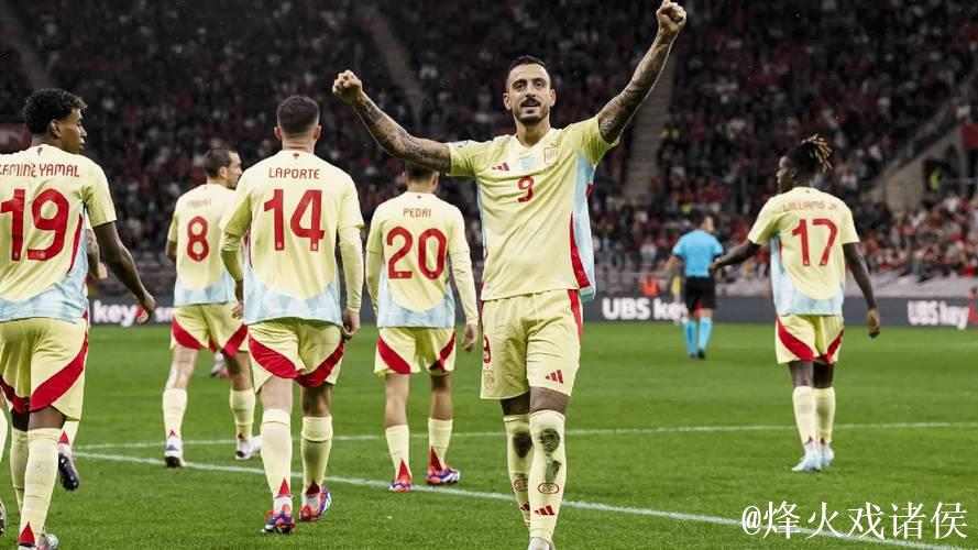 欧国联-何塞卢快速破门法比安梅开二度 10人西班牙4-1战胜瑞士